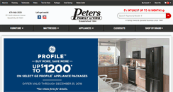 Desktop Screenshot of petersfamilyliving.com